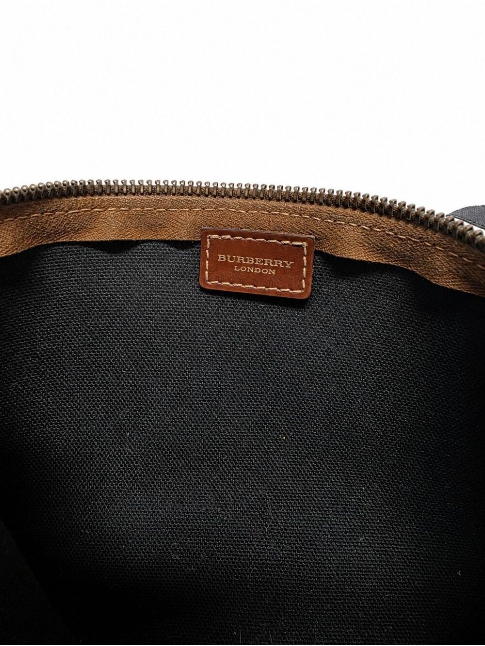 Burberry London Nova Check Mini Shoulder Bag Wristlet Vintage Plaid - Picture 7 of 10